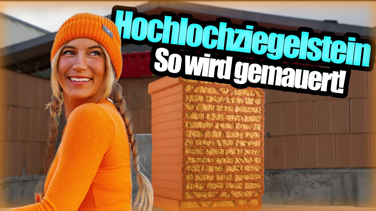 How to Hochlochziegelstein richtig vermauern - mit Tschulique