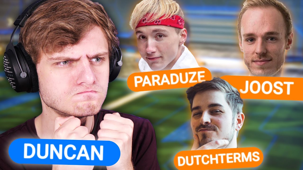 SPELEN TEGEN 3 YOUTUBERS?! | Rocket League
