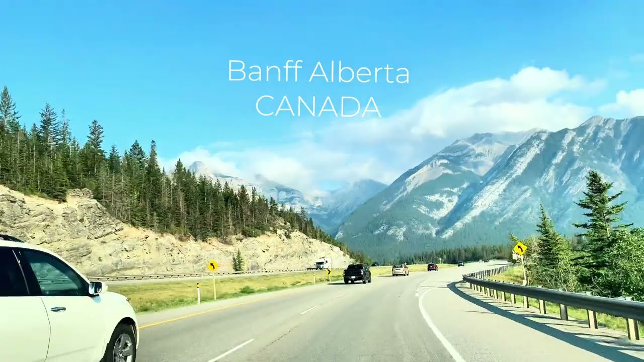 4K Scenic Drive Through Banff, Alberta: A Journey in the Rockies