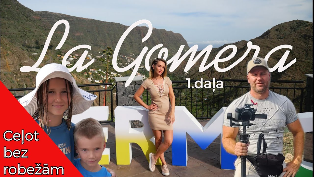 Tenerife, La Gomera 1.daļa. ''Travel without borders'' Travel vlog. 4k. Eng sub.
