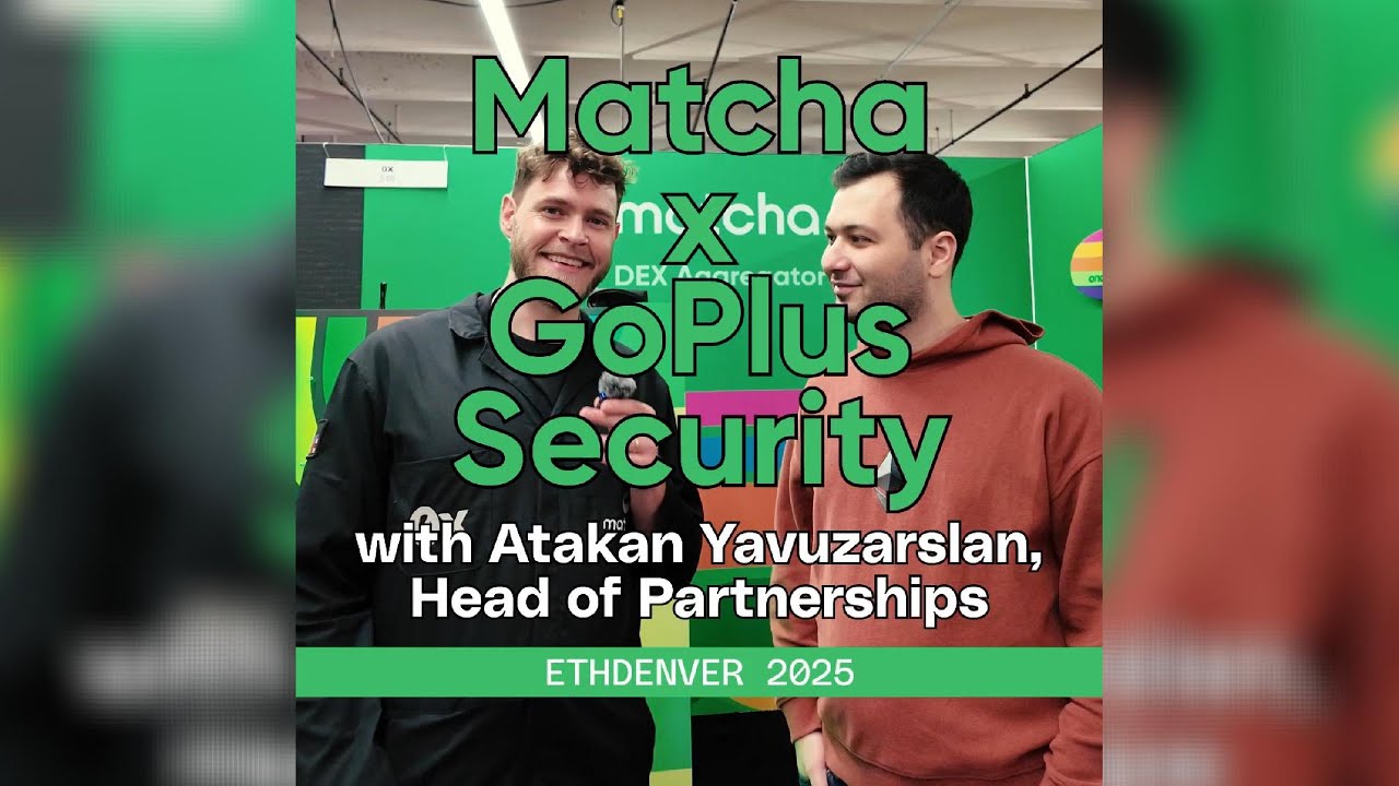 GoPlus interview: Atakan Yavuzarslan at the Matcha OG Lounge ETHDenver 2025