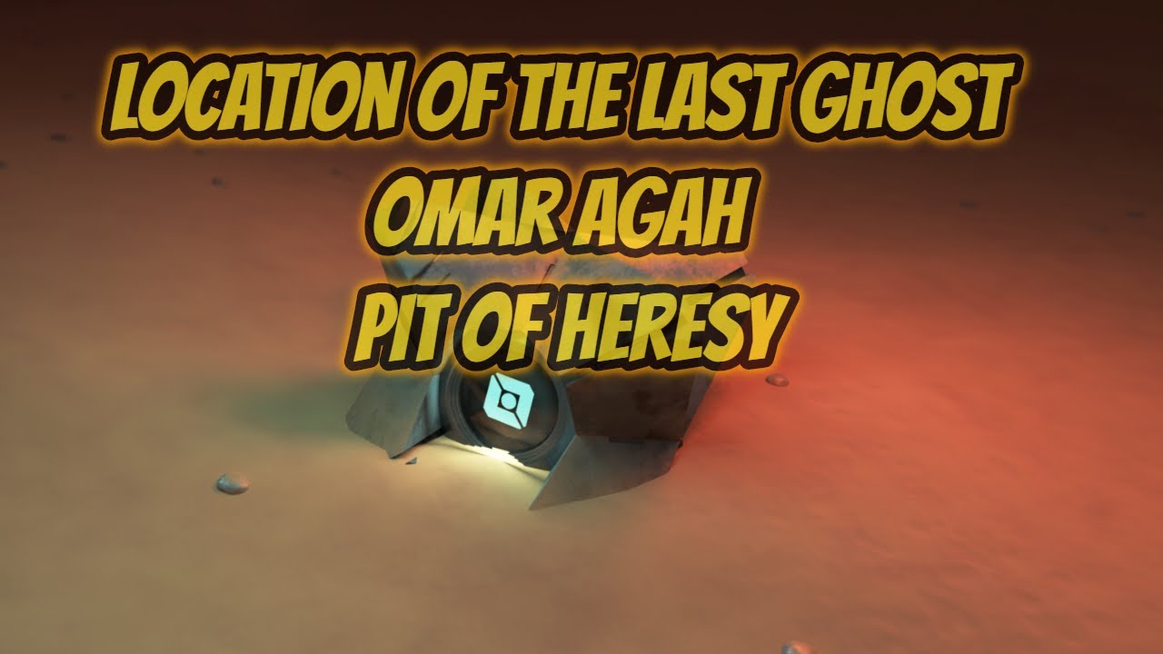 UBICACION ESPECTRO MUERTO OMAR AGAH - FOZO DE LA HEREJÍA Destiny 2 Shadowkeep 10/10 Espectros