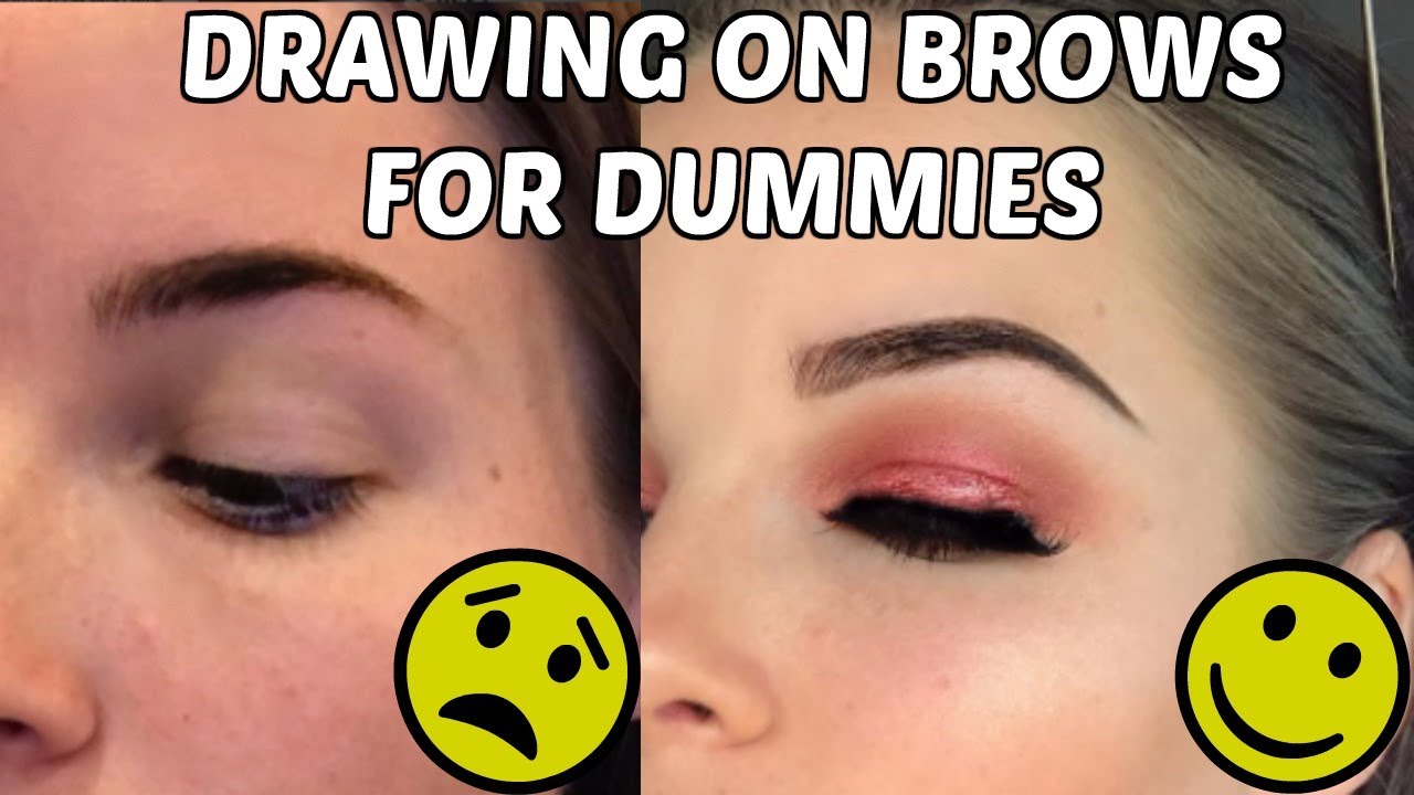 DRAWING ON PERFECT BROWS FOR DUMMIES | Chelsea Suarez