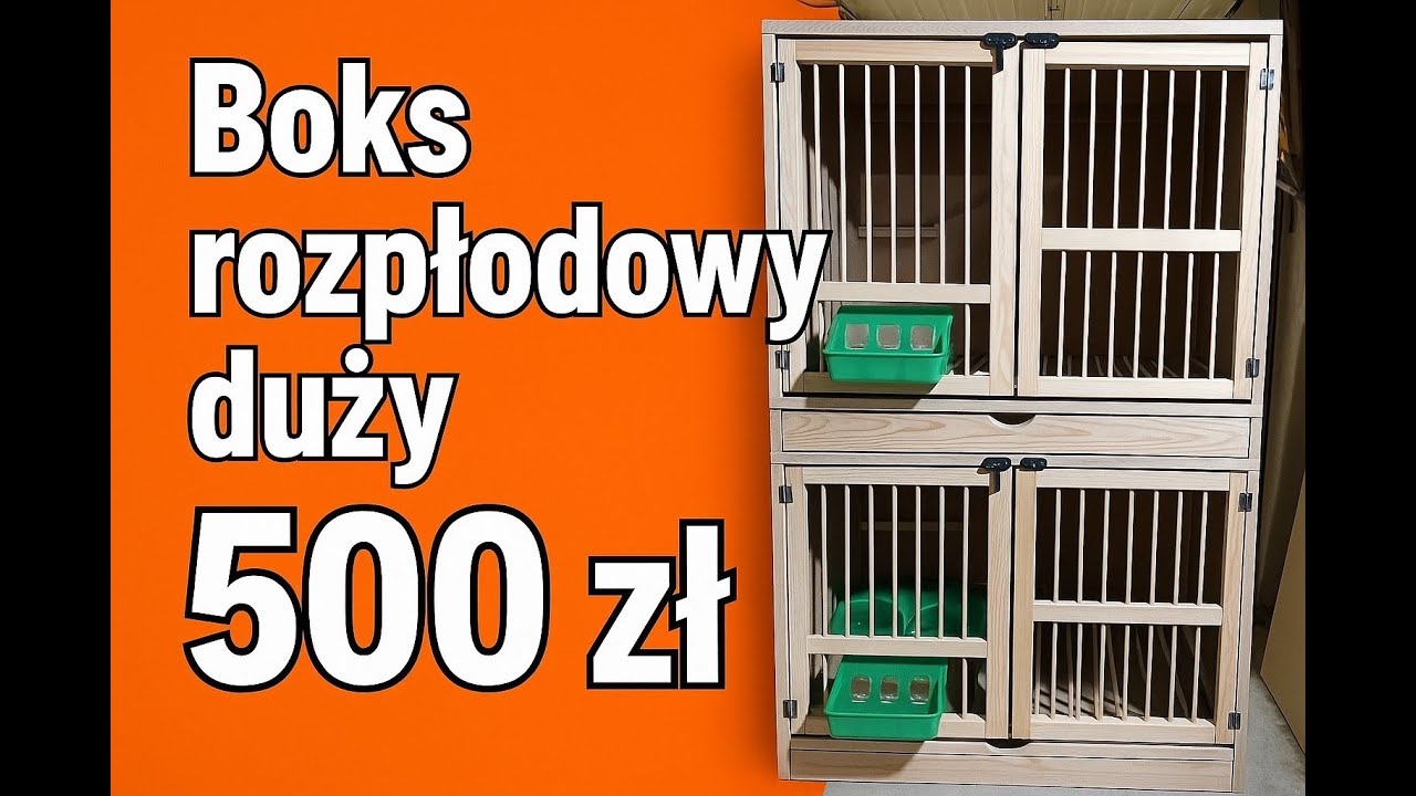 🎬 Mega Duże Boksy Rozpłodowe – jedyne takie na rynku! dla Arka 