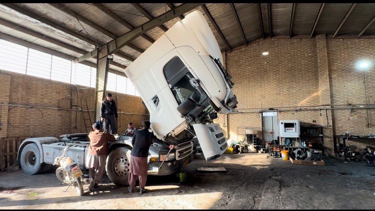 Scania Truck Gear Shifting Repair – Air & Electric Gearbox Mechanism Fix