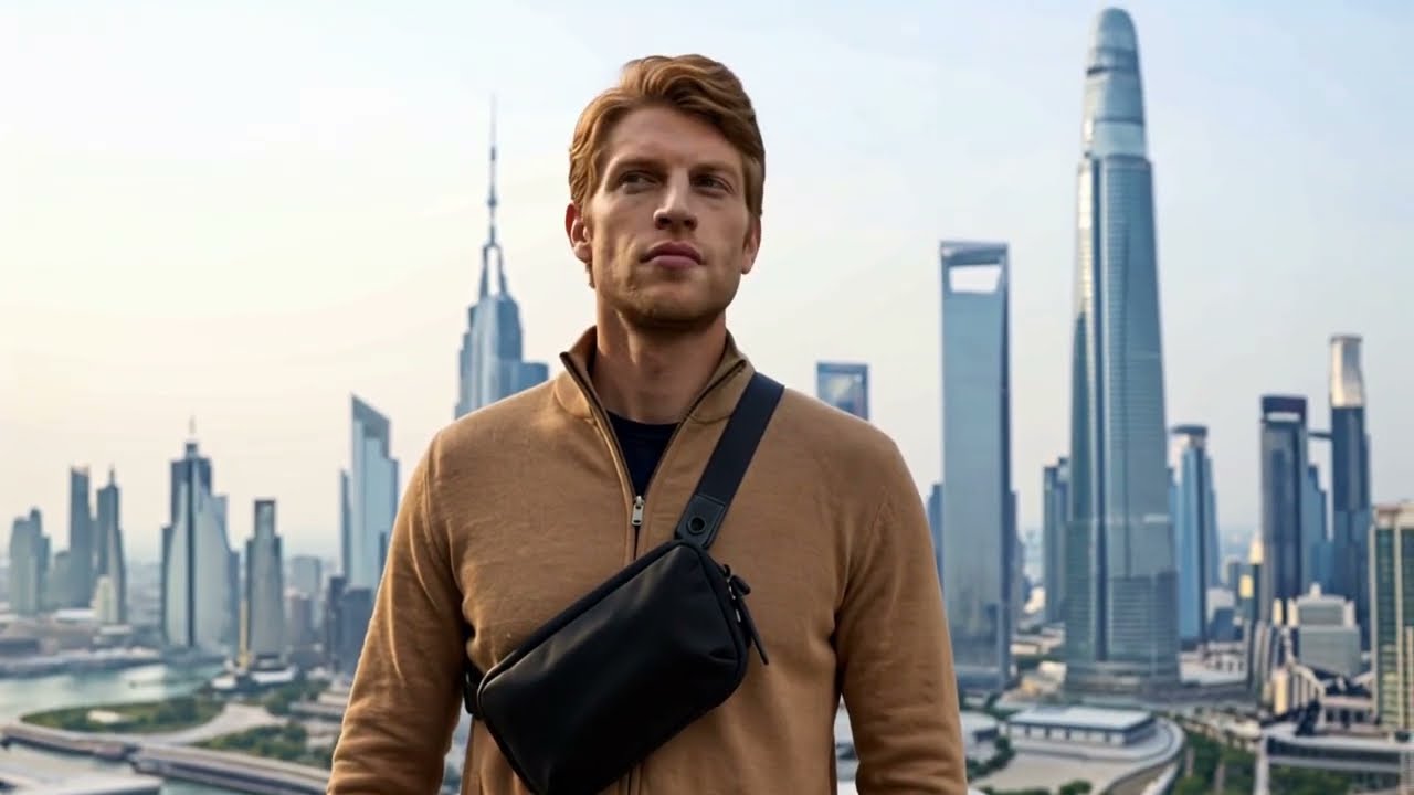 What If Power Didn’t Need Logos? Small Designer Sling Bag for Men Crossbody EDC 1L Urban Core Sling