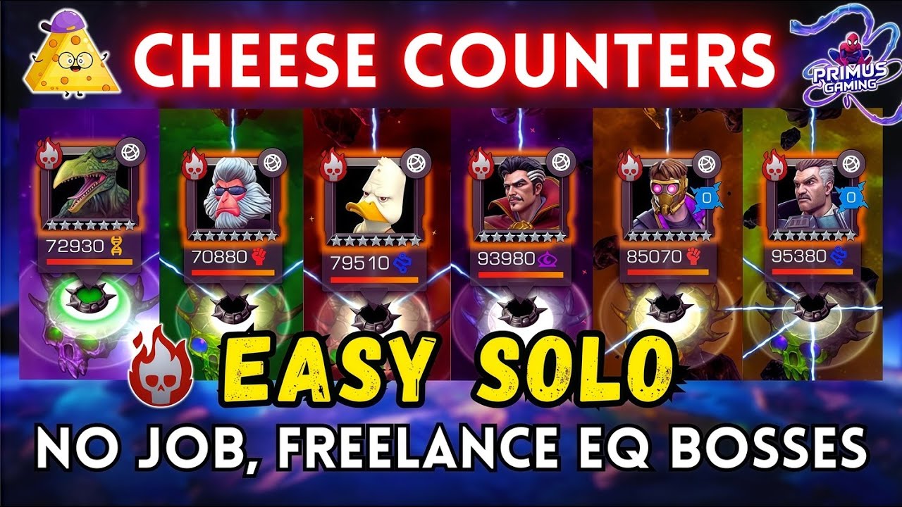 NO JOB, FREELANCE EQ CHEESE COUNTERS FOR ALL BOSSES!!💀 J.Jonah Jameson & Stellar Forged Star Lord