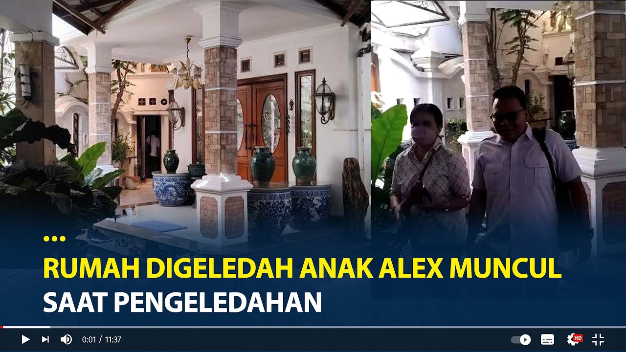 Rumah Alex Noerdin Digeledah Terkait Korupsi Pasar Cinde, Anak Alex Muncul Saat Pengeledahan