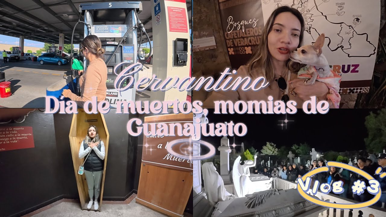 Vlog #3 Cervantino, Día de muertos, Momias de Guanajuato, Feria del alfeñique y más...