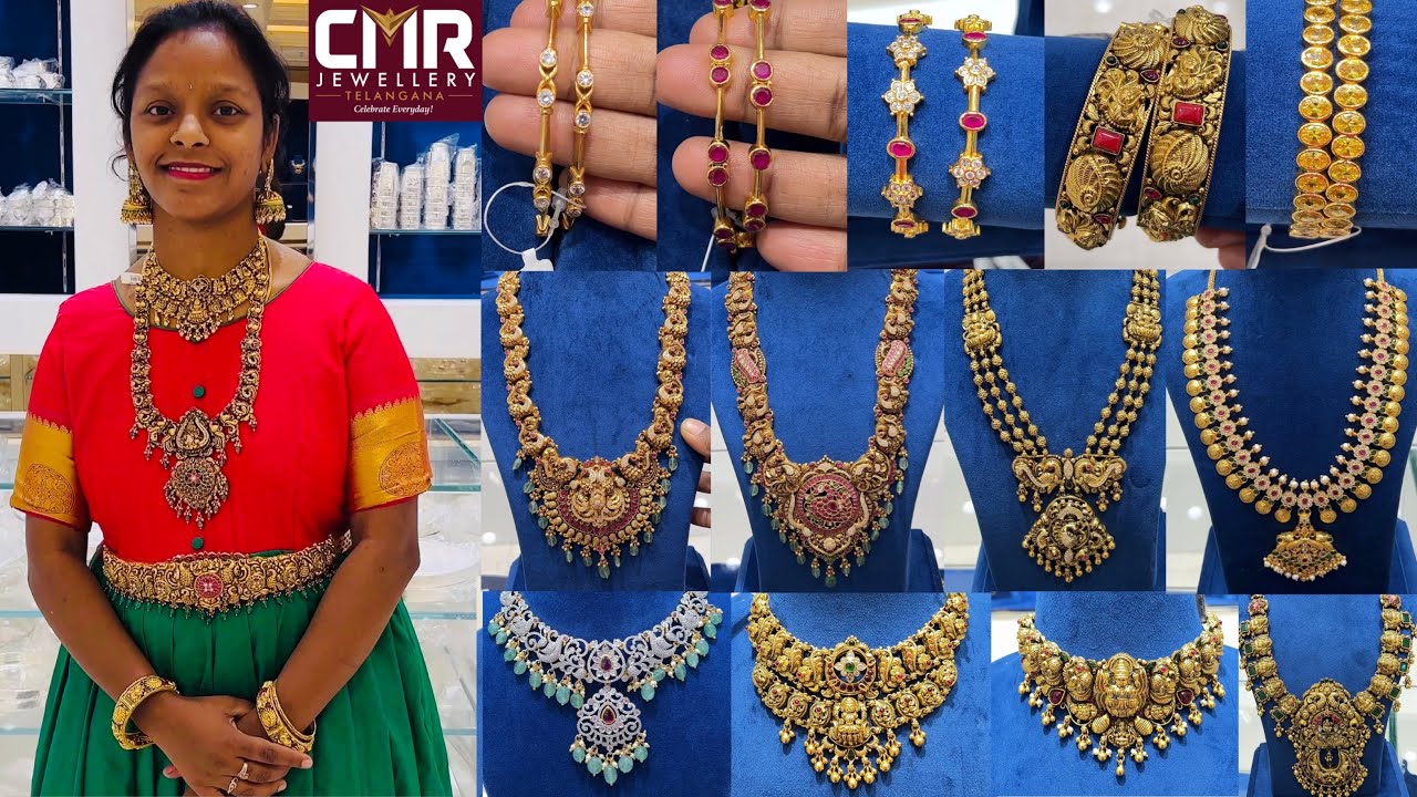 Gold Plated Silver Jewellery 🤩 | Low cost more comfort | CMR Jewellery A.S Rao Nagar Branch