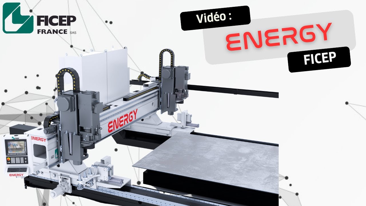 ENERGY FICEP - Solution d'usinage CNC pour le fraisage d'arêtes de tôles