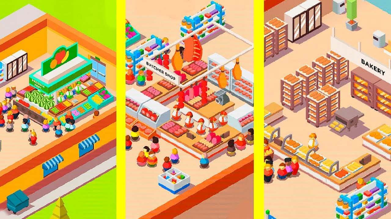 Max Level Idle Supermarket Evolution! This Is Fastest Upgrade 24h Market in Small City - Level 9999