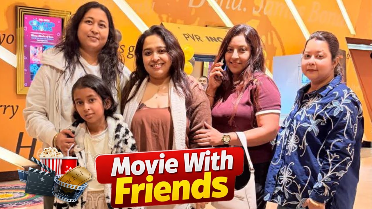 Movie Night  with Friends 🤪💃🥳 | Mardani 3 Movie Review | Mithi World Vlog 