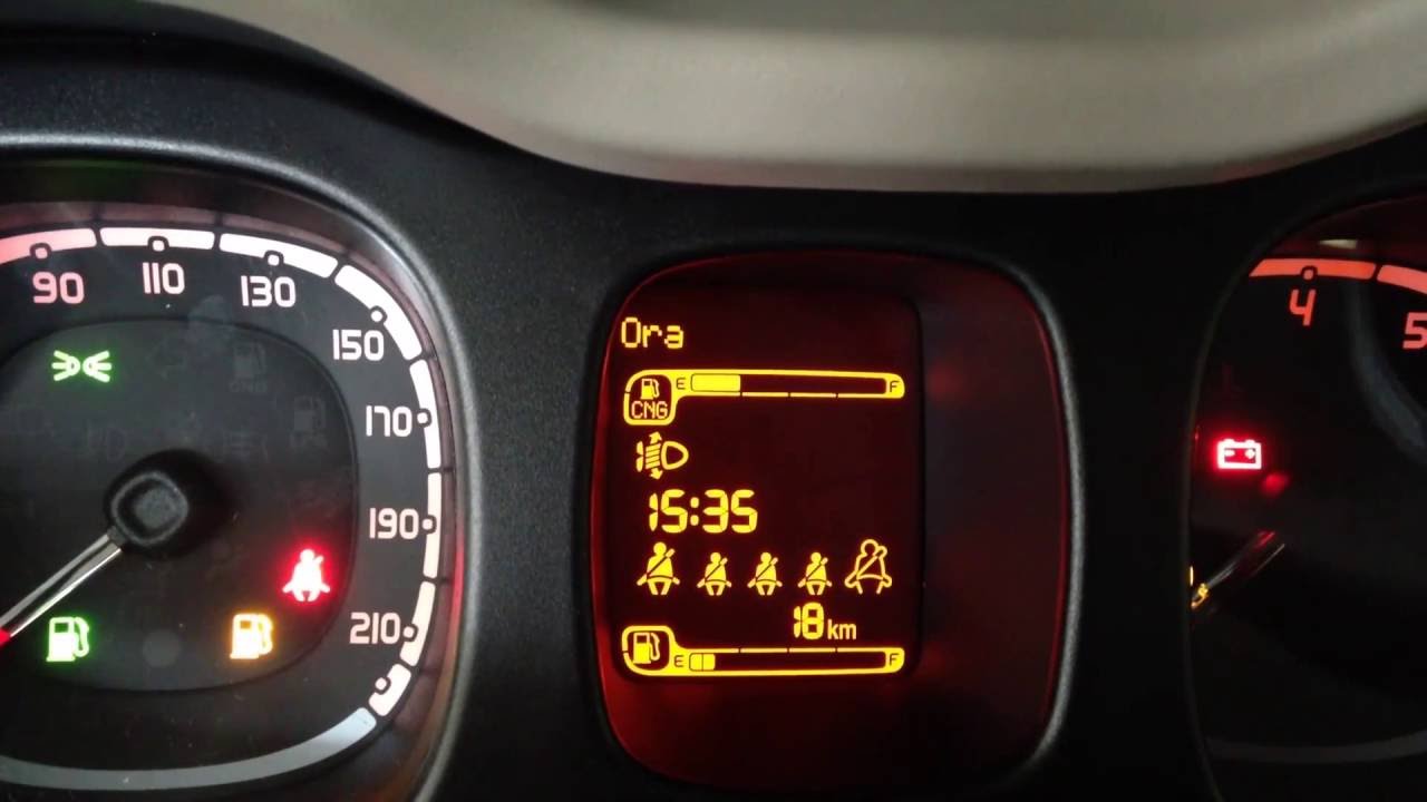 Fiat Panda - Impostare Ora How To Set Watch