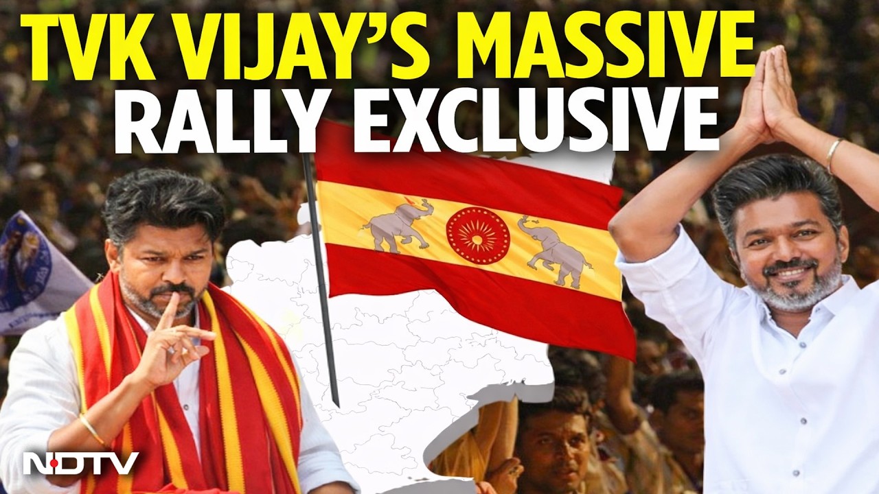 TVK Chief Vijay LIVE | TVK&rsquo;s Massive Rally Draws Huge Crowds, Campaign Momentum Surges