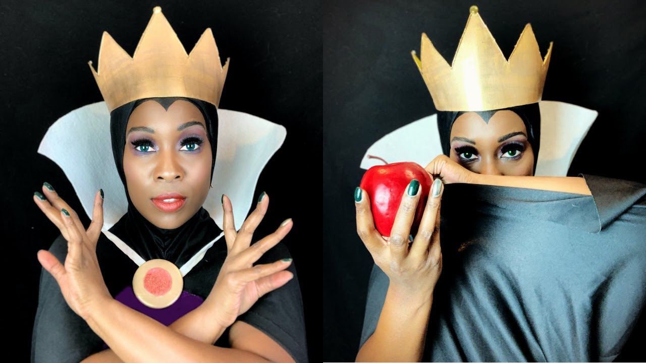 EVIL QUEEN makeup look | Disney Villain collab