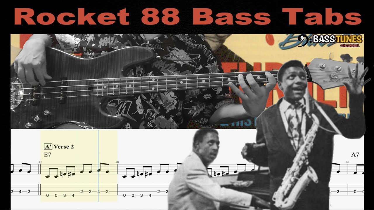 FIRST ROCK SONG Rocket 88 (BASS COVER with Tabs and Sheet)