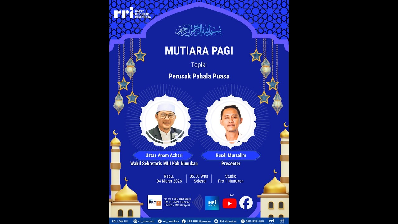 Perusak Pahala Puasa - Mutiara Pagi