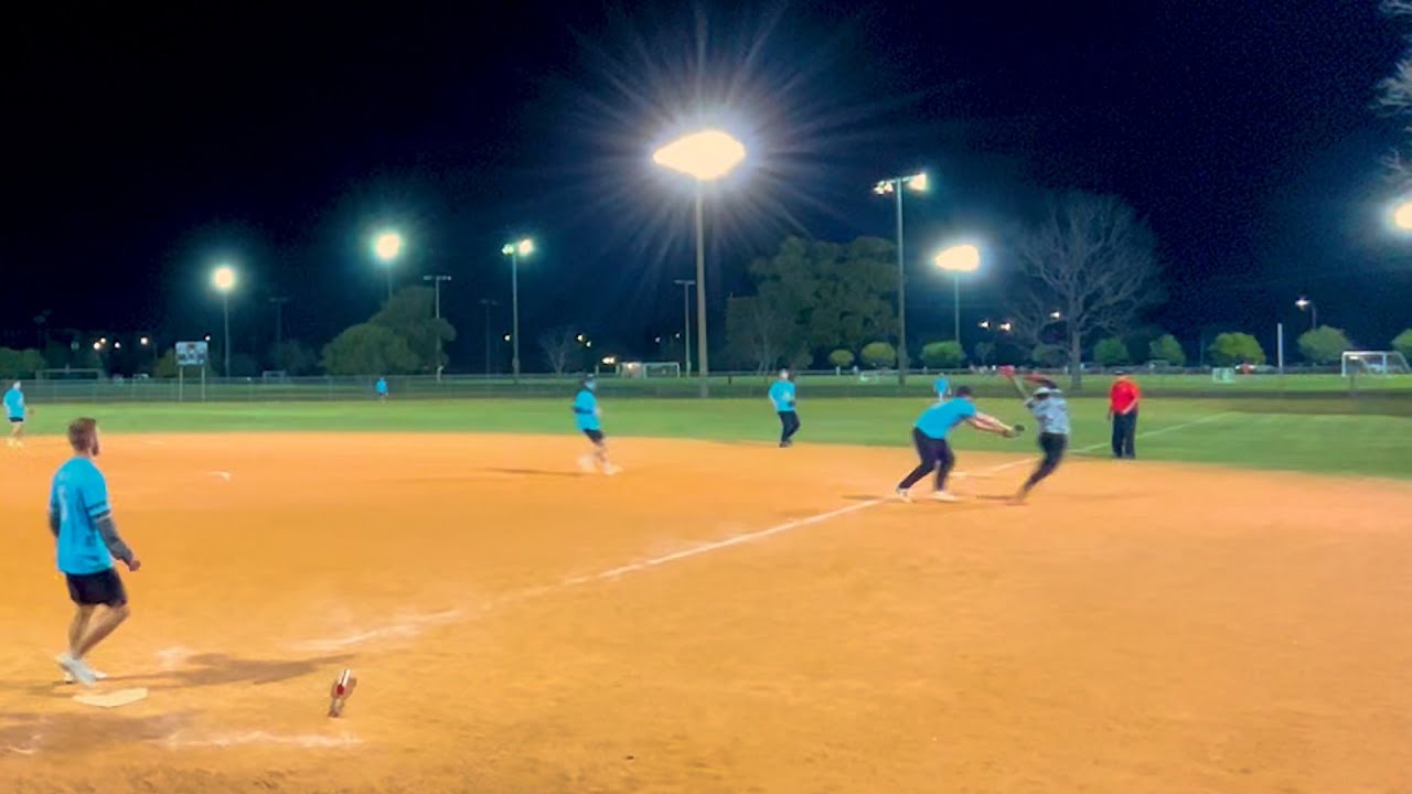 We played the NUMBER ONE Team ! - Playoffs - Condensed Slow Pitch Softball