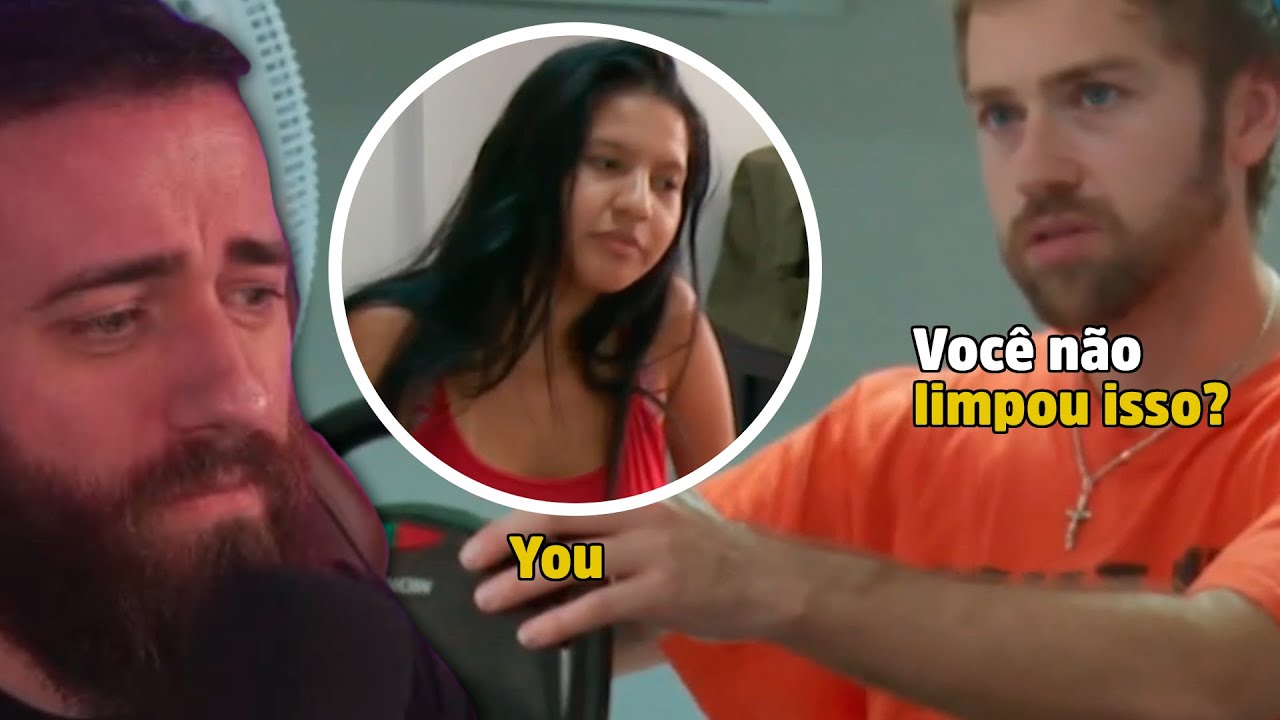 Gringo se muda com Brasileira para apartamento sem entender o que ela fala