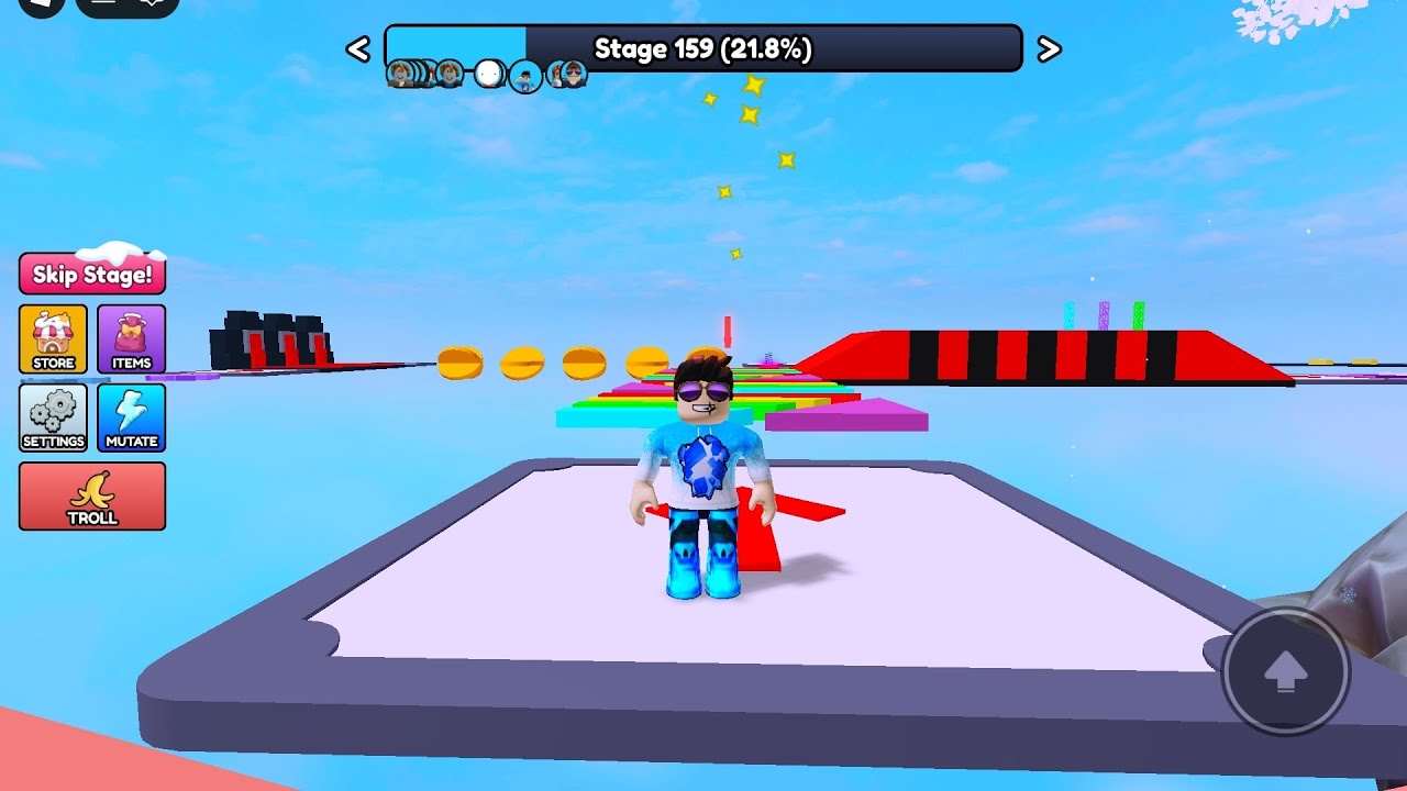 Roblox oMega Easy Obby 725 Stages! Stage 109 to 159 | Roblox oMega Easy Obby Stage 9 to 725