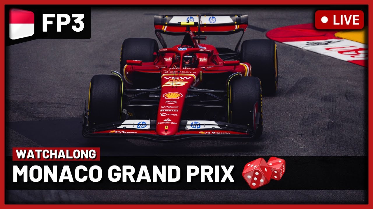 F1 Live: Monaco GP Free Practice 3 - Watchalong - Live Timings + Commentary