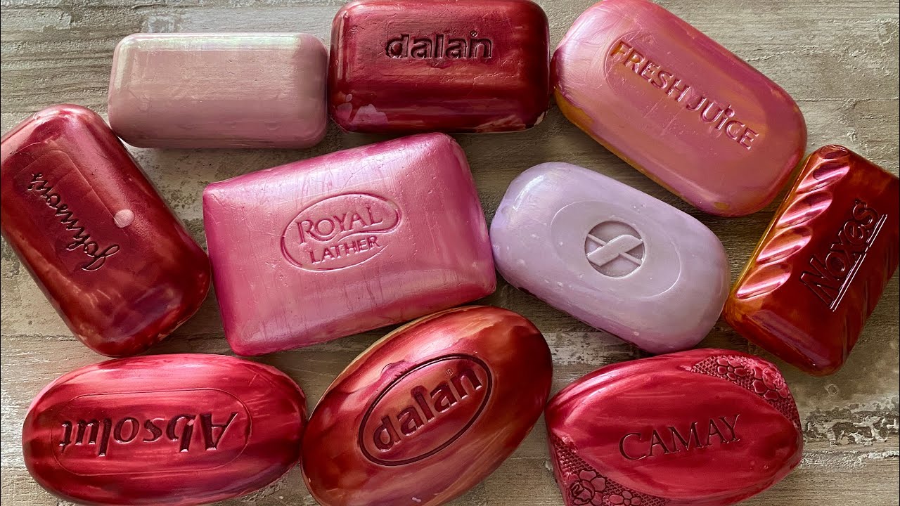 ASMR SOAP| Cutting colored soaр | Soap Carving| Резка крашенного мыла
