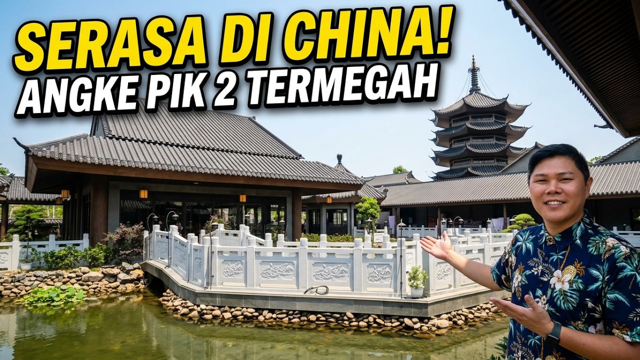 RESTORAN ANGKE HERITAGE PIK2 TERBARU DAN TERBESAR SEPERTI SEDANG BERADA DI NEGERI CHINA