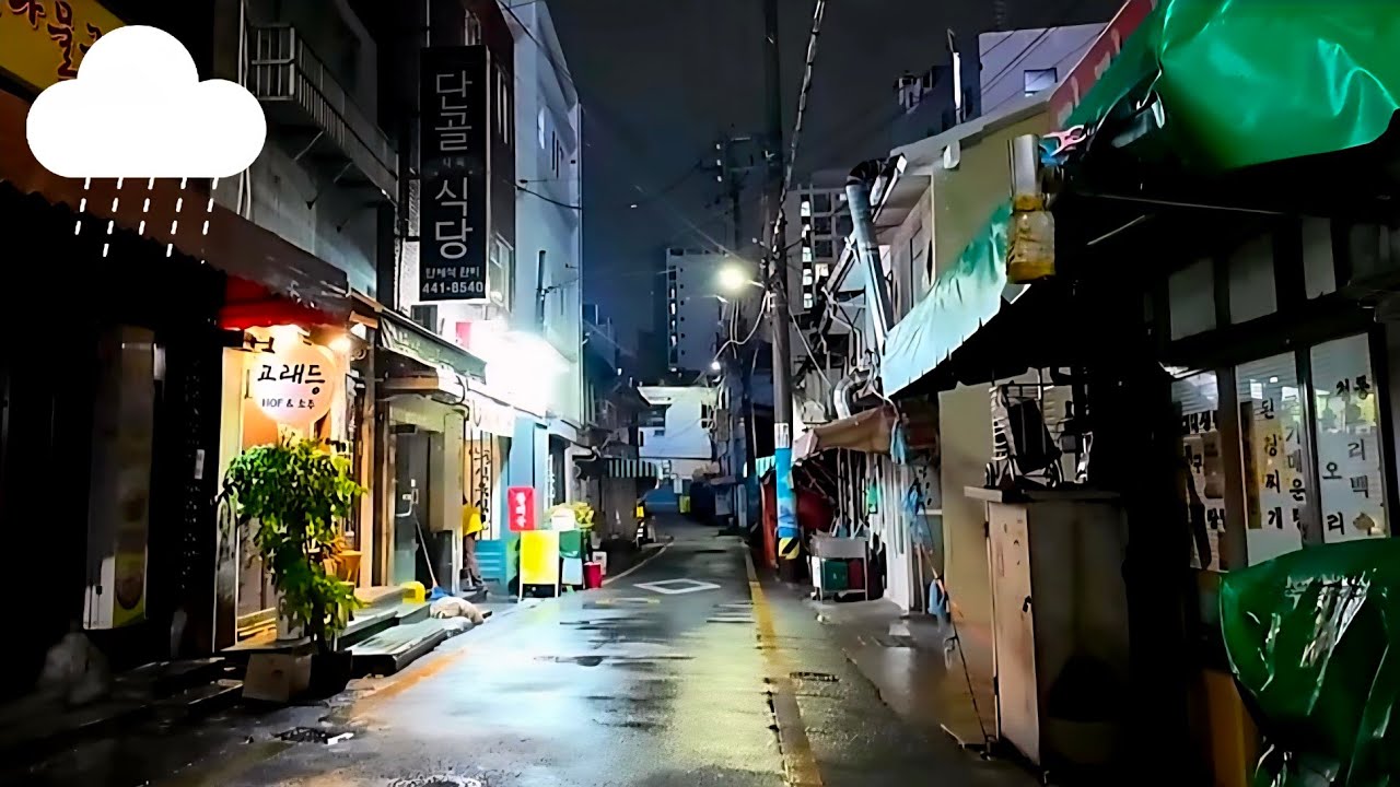 부산 중구 영주동, 비 오는 날의 쓸쓸하고 따뜻한 골목  [4K] Busan, Korea Walking Tours TV🚶‍♂️