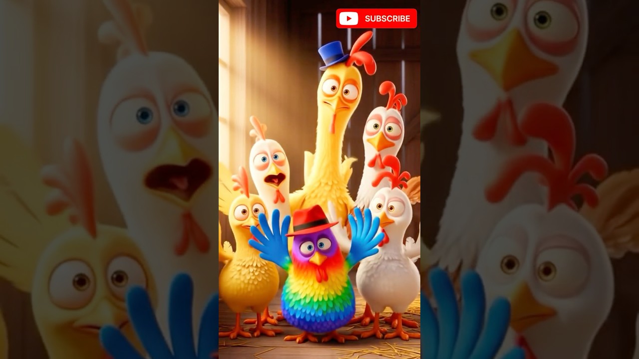 Bizarre Chicken Rescue Mission 🐔 | Funny & Cute Chicken Story #shorts