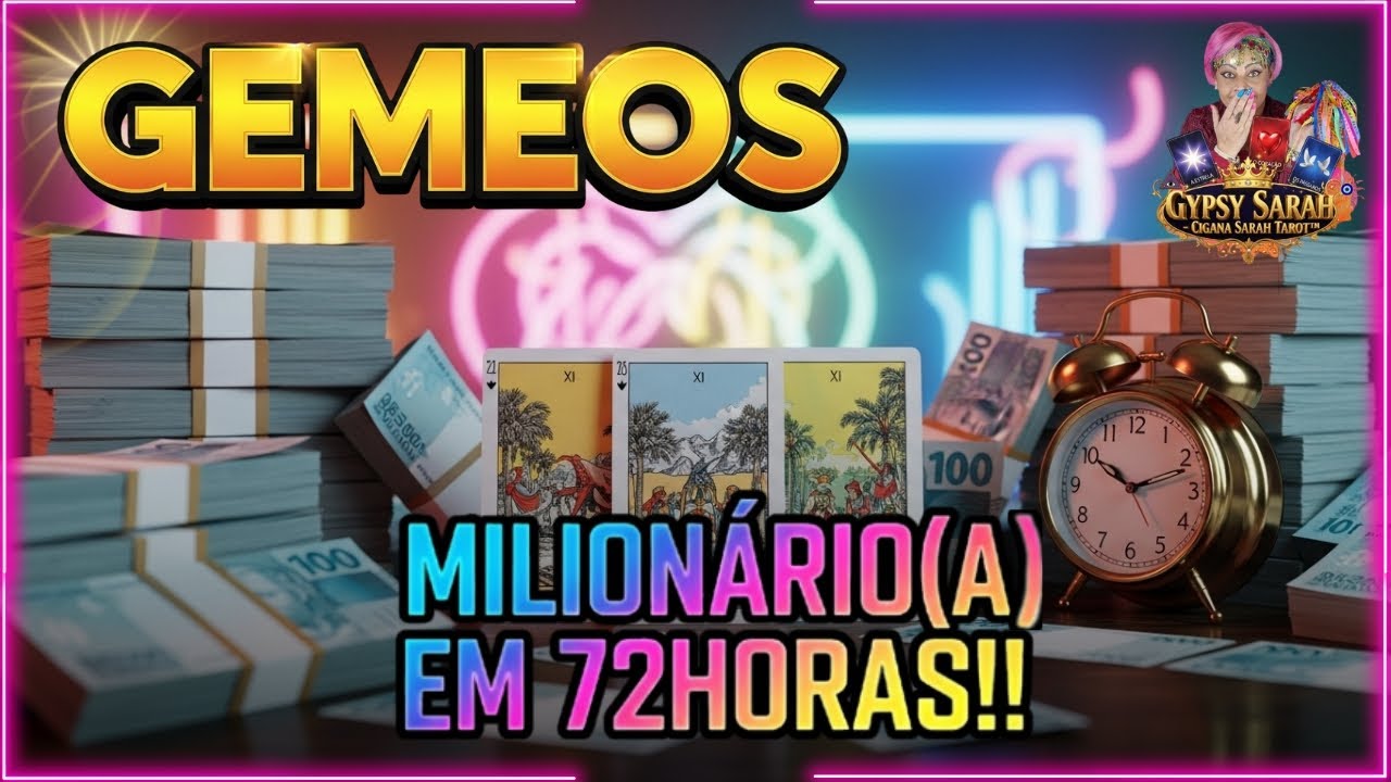 GÊMEOS, É DE ARREPIAR!! TUDO ISSO ACONTECE EM 72 HORAS!!