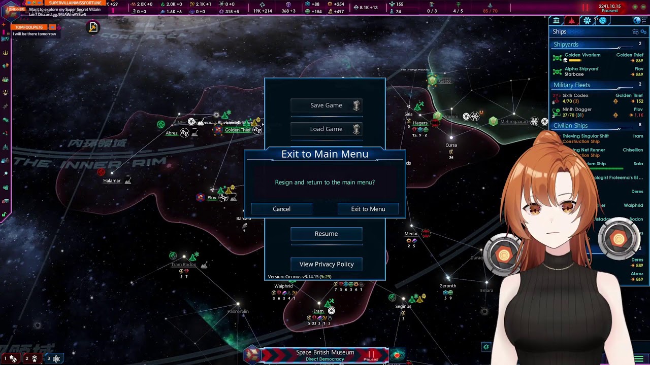 Synthwave Stellaris Friday: Space British Museum Edition