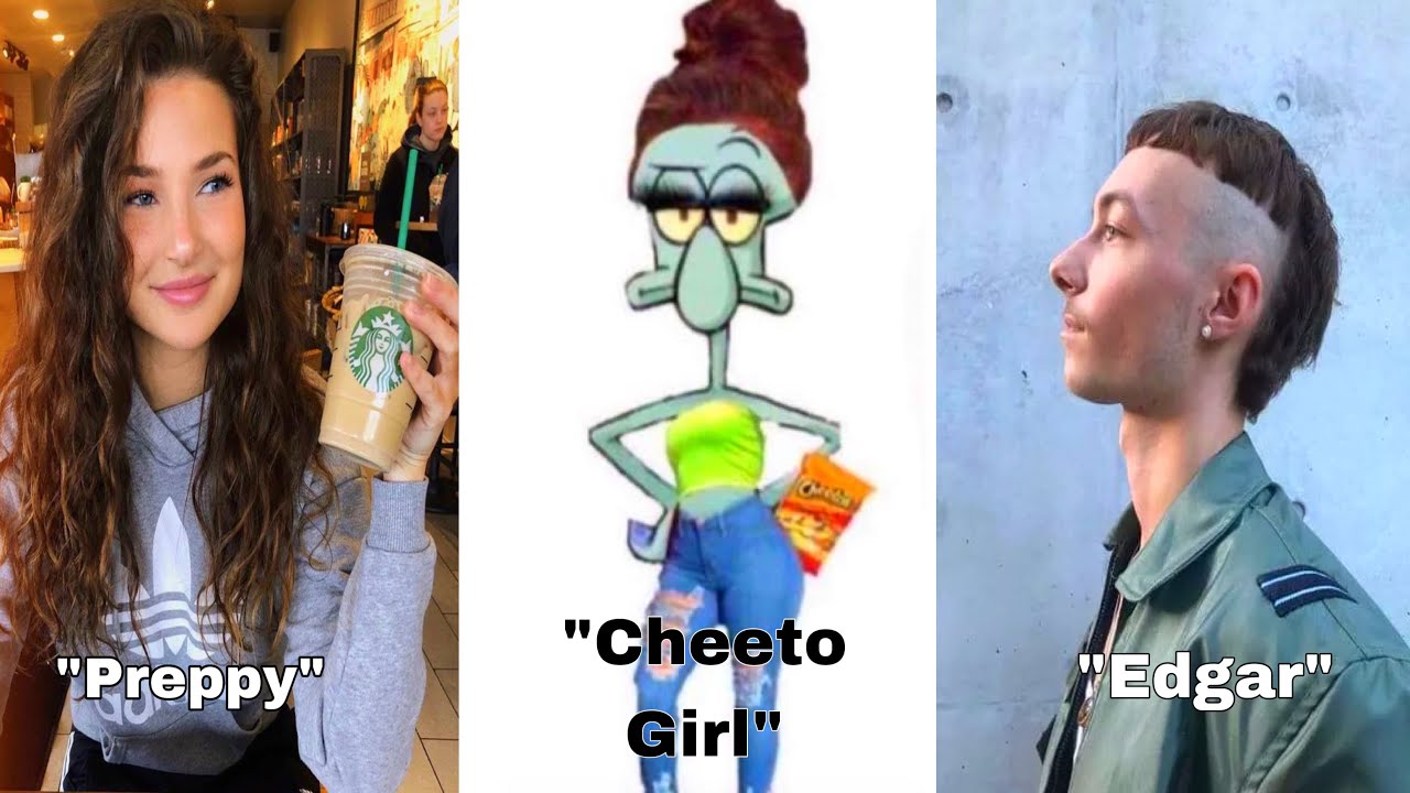 Различные типы детей в старшей школе...