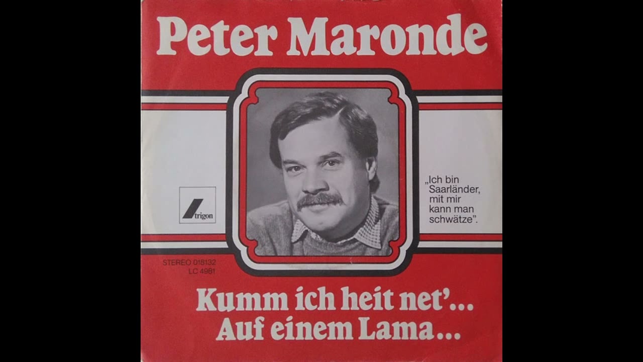 Peter Maronde - Kumm Ich Heit Nett