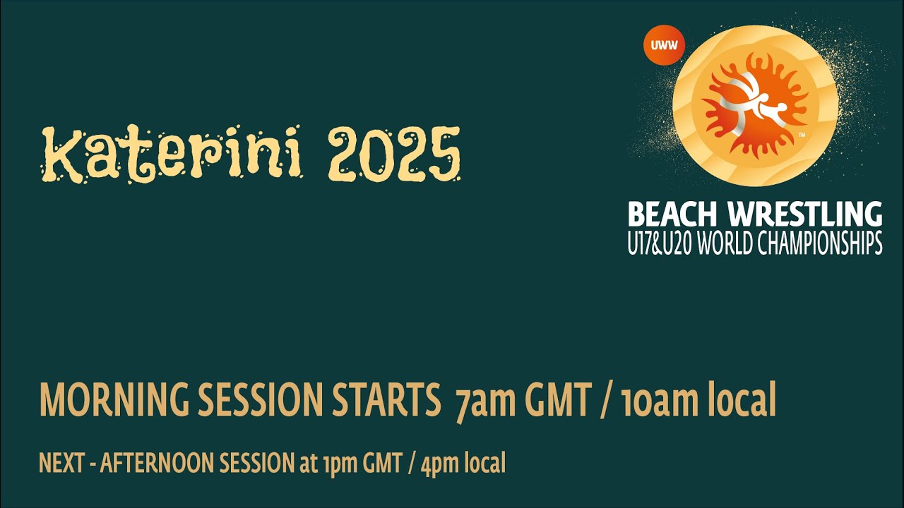 Ring A | 2025 U17 Beach Wrestling World Championships Katerini (GRE)