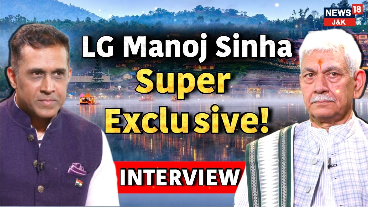 LG Manoj Sinha Exclusive Interview: Terrorism, Article 370 and Investment in Jammu and Kashmi