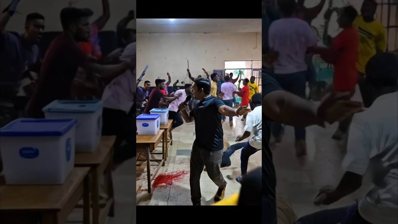 Chaos Erupts Inside Polling Station Clashes Tension & Uncertain Outcome #shorts #trendingviral