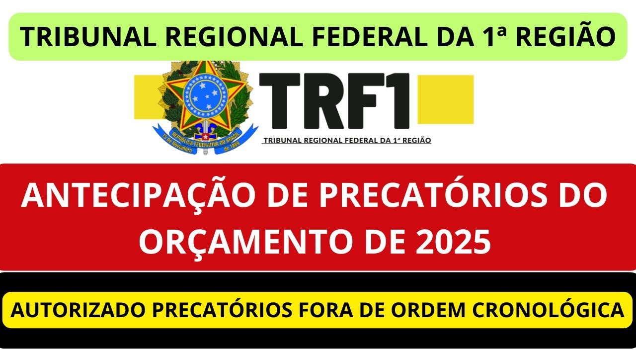 ANTECIPA&Ccedil;&Atilde;O: PARA PAGAMENTO  DE PRECAT&Oacute;RIO FORA DE ORDEM CRONOL&Oacute;GICA.