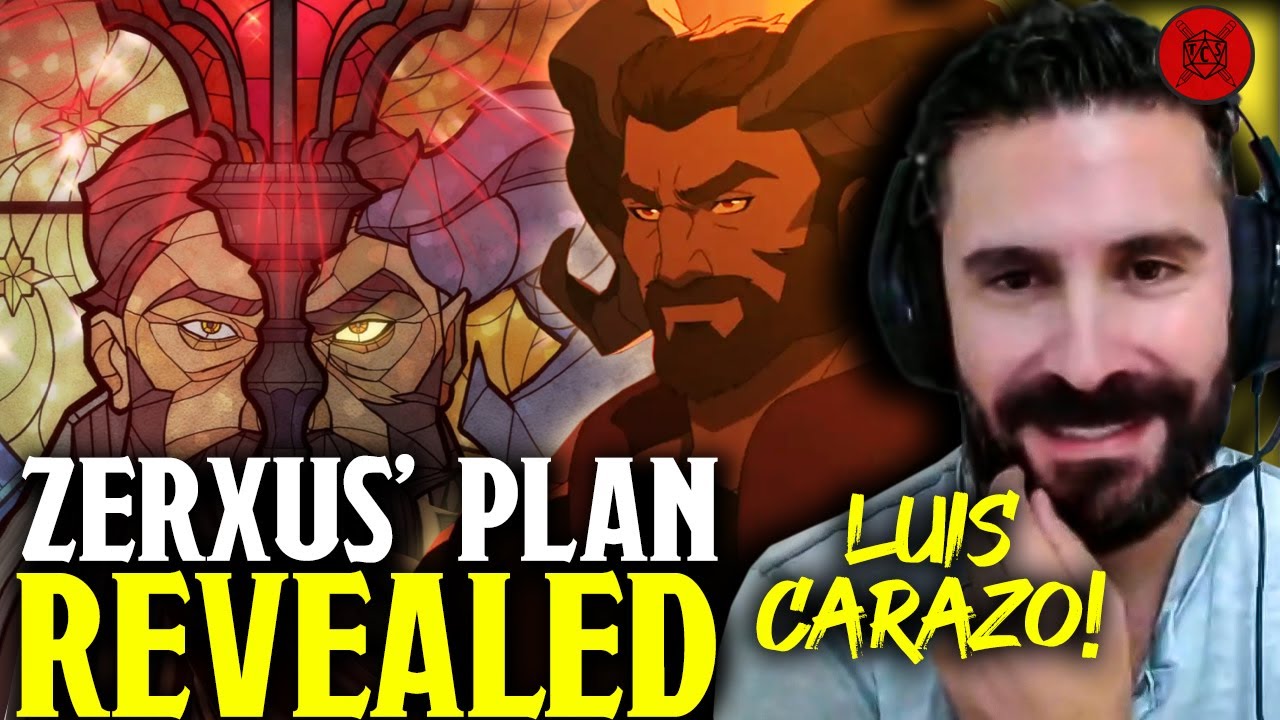 Will Zerxus SAVE Asmodeus?! Luis Carazo Talks Critical Role, Vox Machina, & Zerxus' Predathos plan!