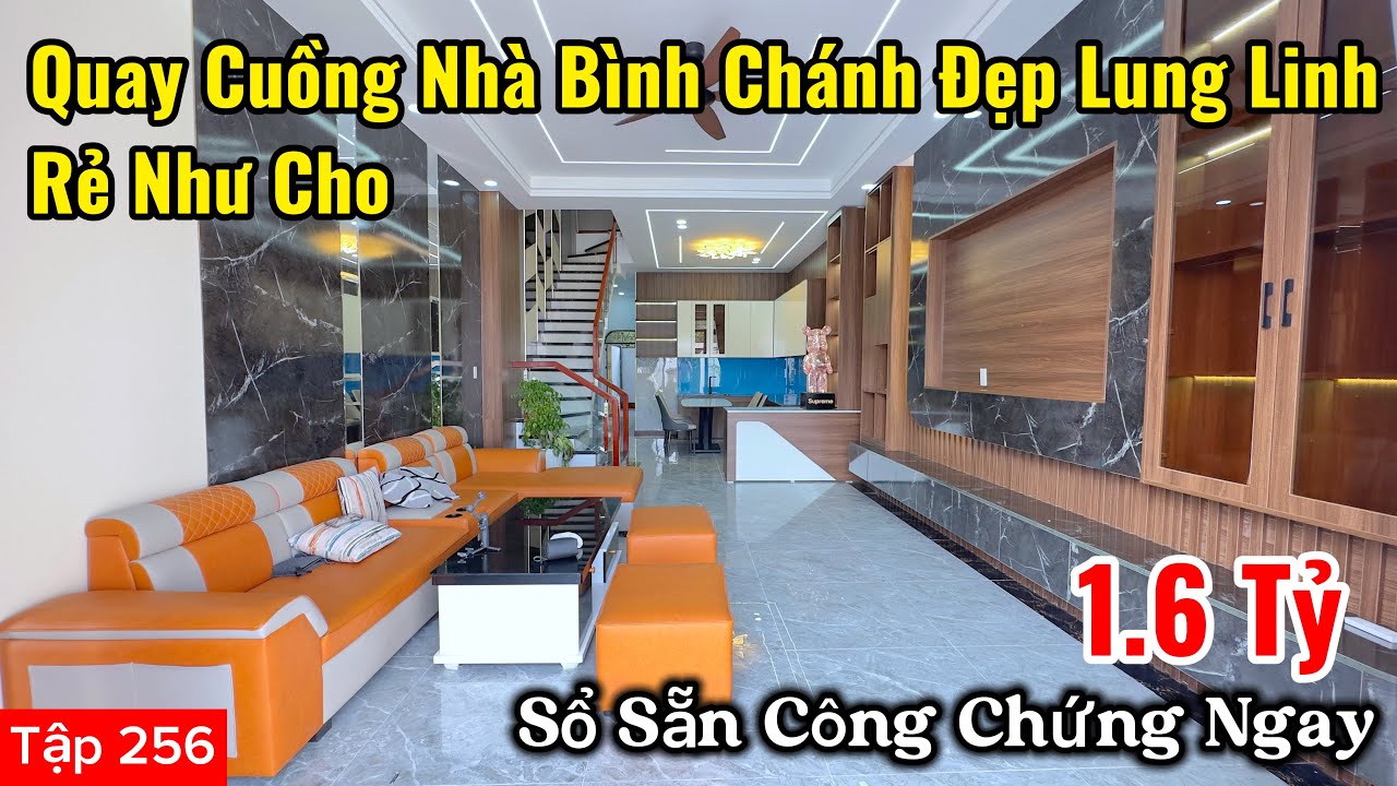 Quay Cuồng Nhà Bình Chánh Đẹp Lung Linh Rẻ Như Cho | Minh Vương Nhà Bình Chánh