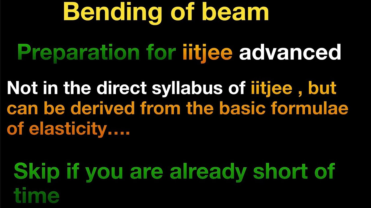 bending of beam