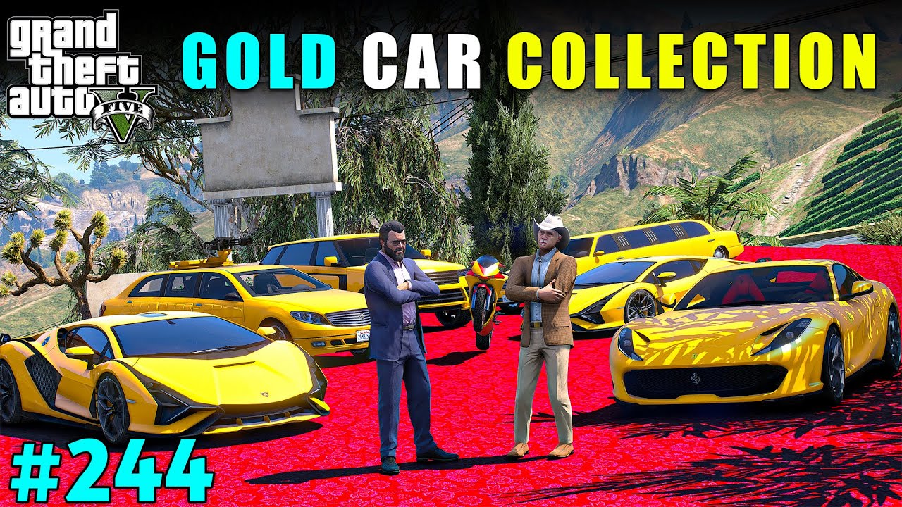 MICHAEL IMPORT GOLD CARS FROM LIBERTY CITY | GTA V GAMEPLAY #244 | GTA 5
