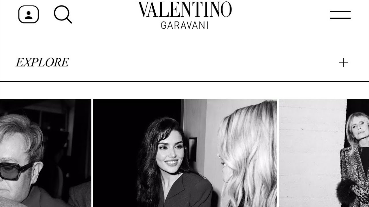 París en Shock: Hande Erçel Aparece en la Web Oficial de Valentino