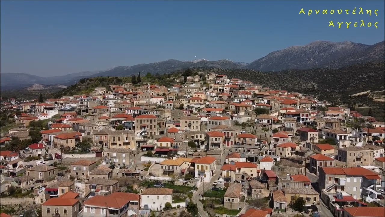 Το Γεράκι (Ν. Λακωνίας) ΑΝΩΘΕΝ - Aerial video by drones Dji