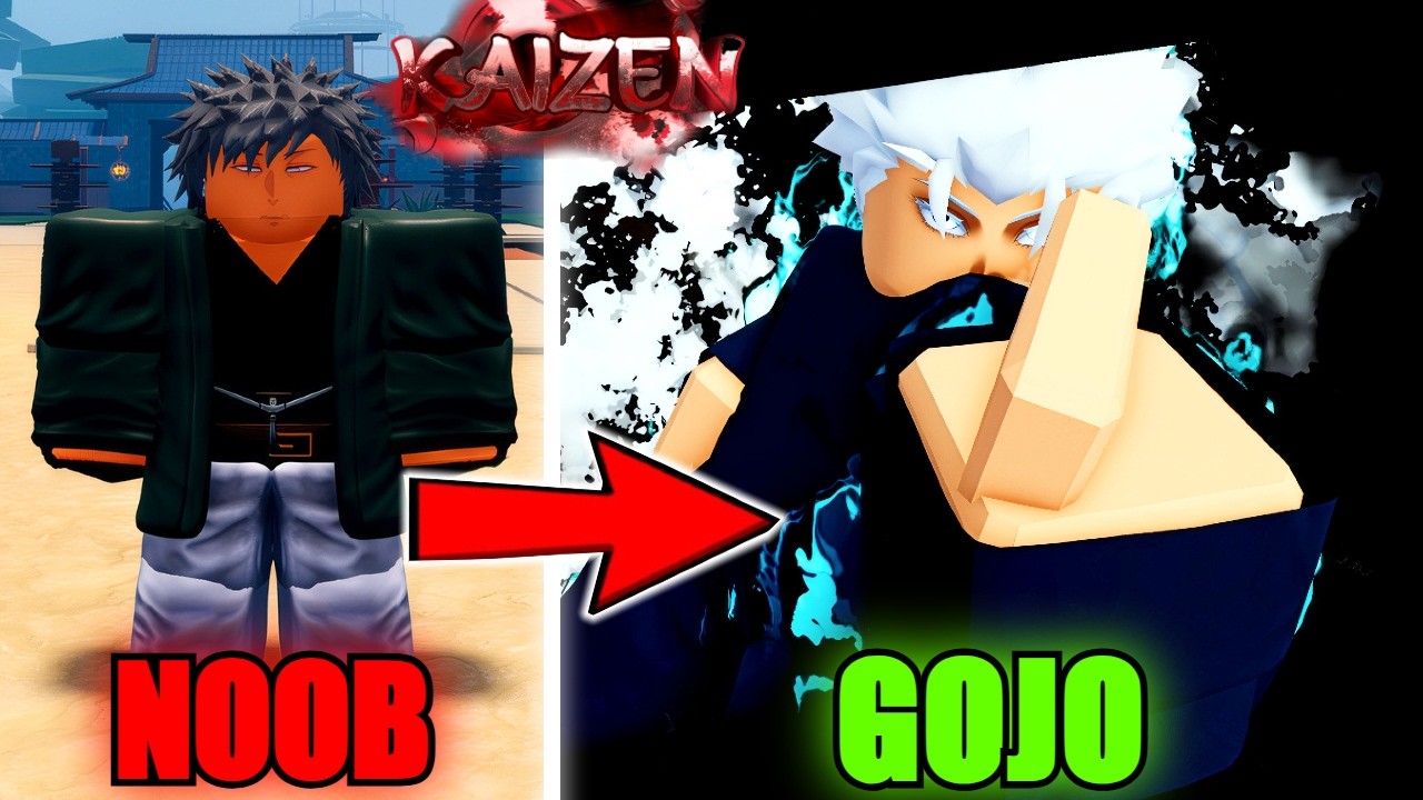 Going From Noob To SORCERY RESTRICTION Gojo Satoru In KAIZEN...(Roblox)