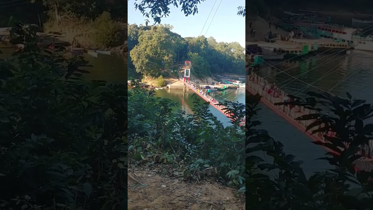 Jhulonto bridge Rangamati #bridge