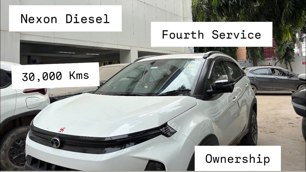 Tata Nexon Fourth Service (Major Service) 30,000 Kms | Diesel | Service Cost | 