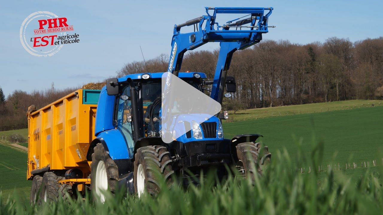Test du tracteur prototype New Holland T6.180 Methane Power
