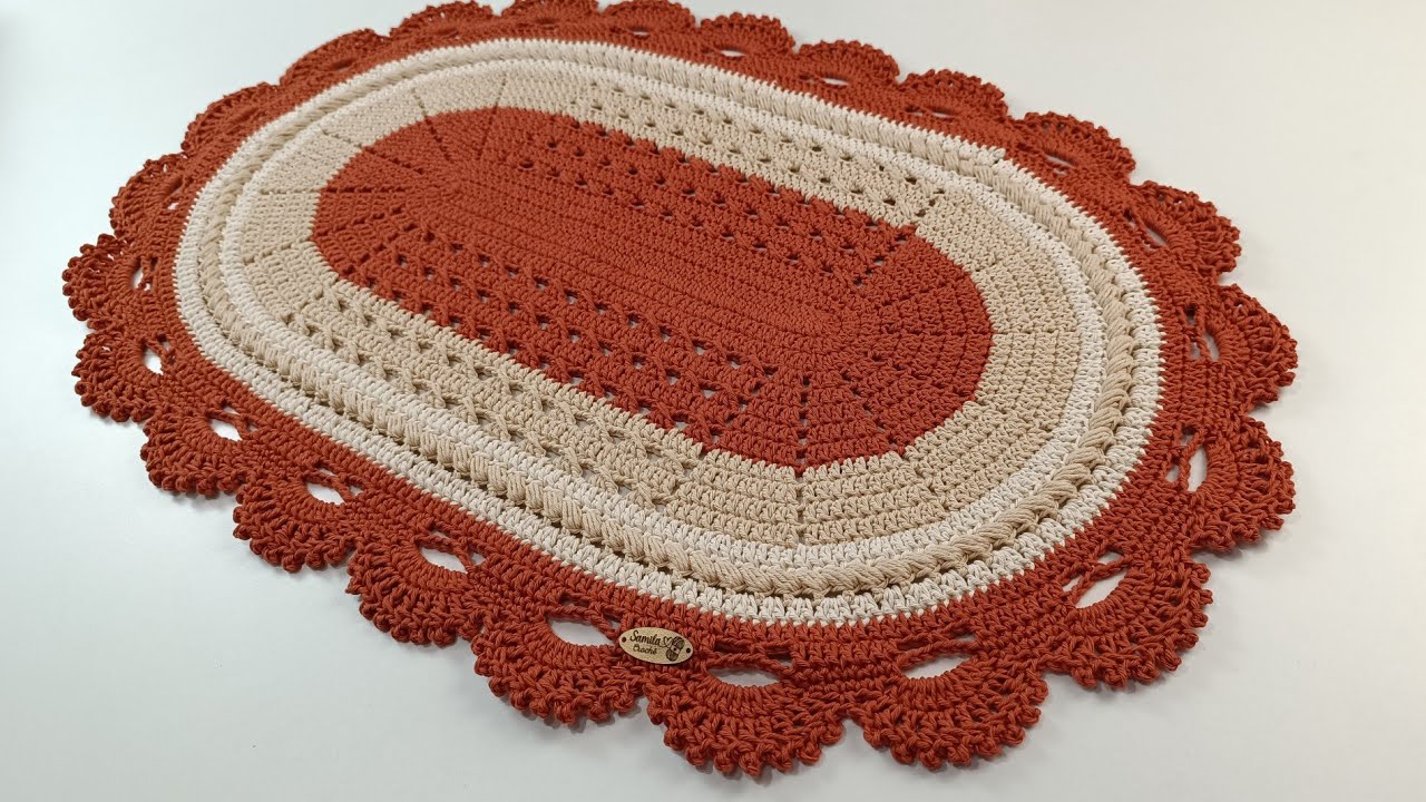 TAPETE FANTÁSTICO MODIFICADO por @samilacrochê #crocheting #passoapassodecroche #crochet