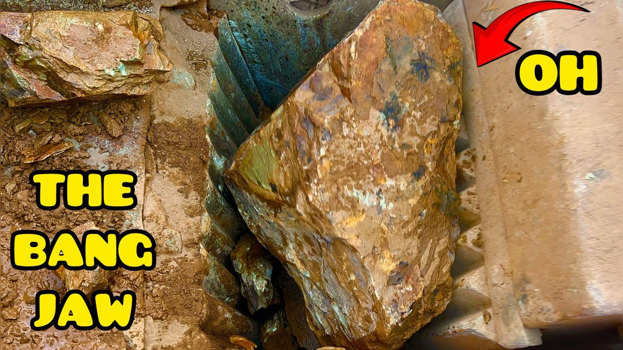 💆‍♀️Satisfying Stone Crushing Process ASMR Giant Rock Crushing 👹Jaw Crusher in Action”#stonecrusher
